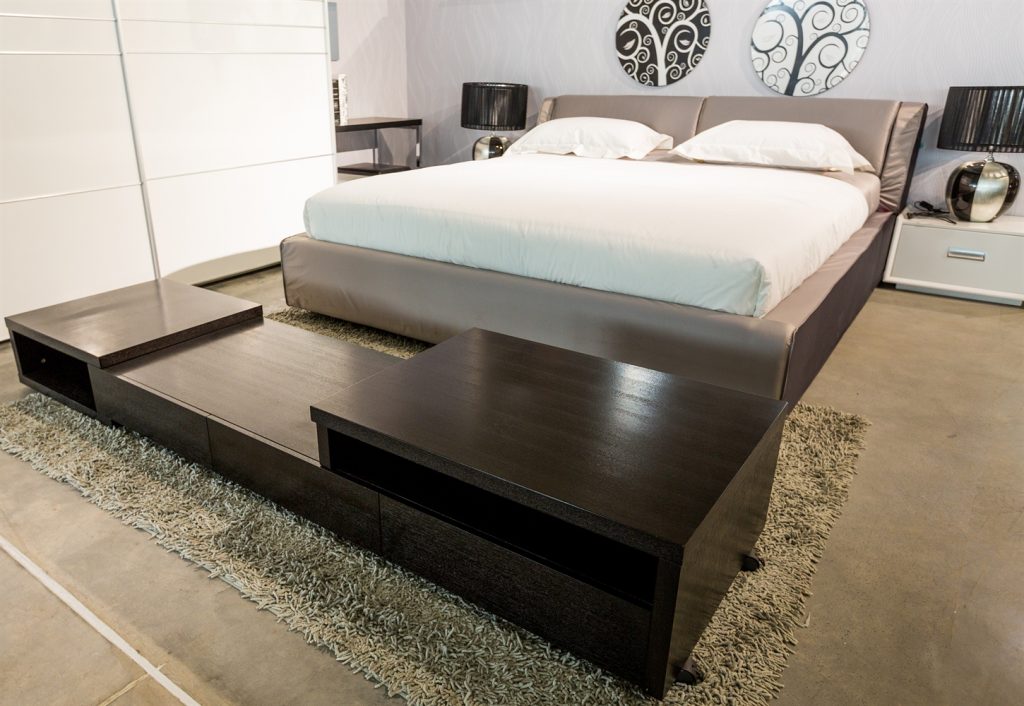Bed and Nightstands