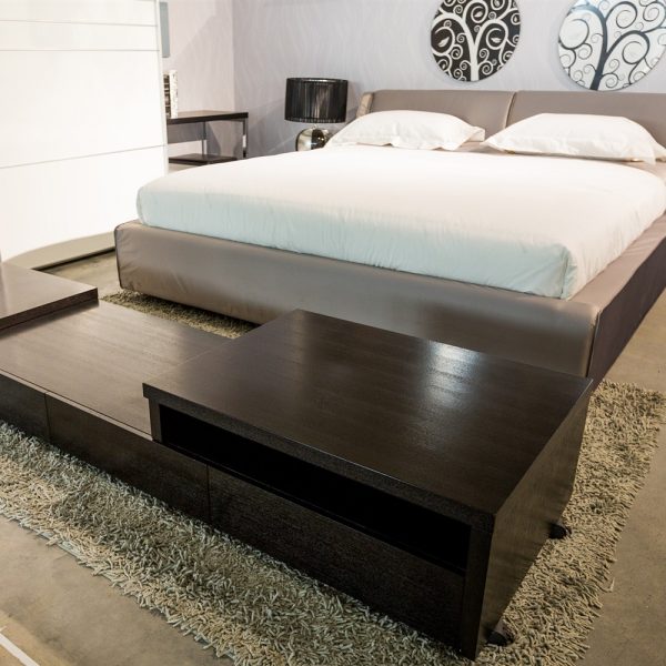Bed and Nightstands